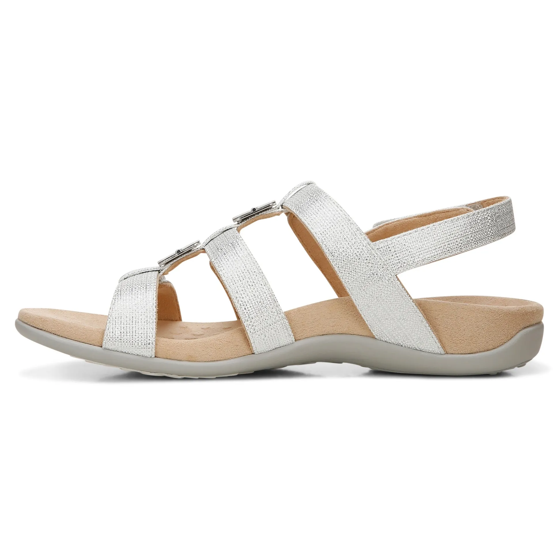 Amber Metallic Adjustable Sandal