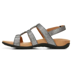Amber Metallic Adjustable Sandal
