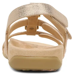 Amber Metallic Adjustable Sandal